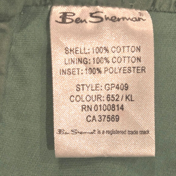 Vintage Ben Sherman "Too Much 2 Young" XL Embellished Military Jacket Punk Ska - Picture 15 of 16